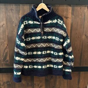 Nuevo Americana 100% Men’s Wool Sweater